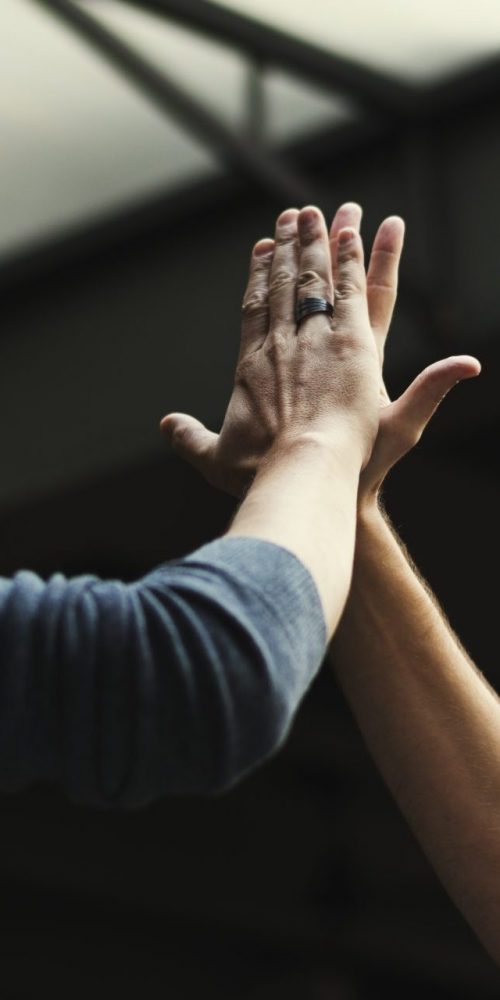 Men,Hands,High,Five,Meeting,Greeting office near you