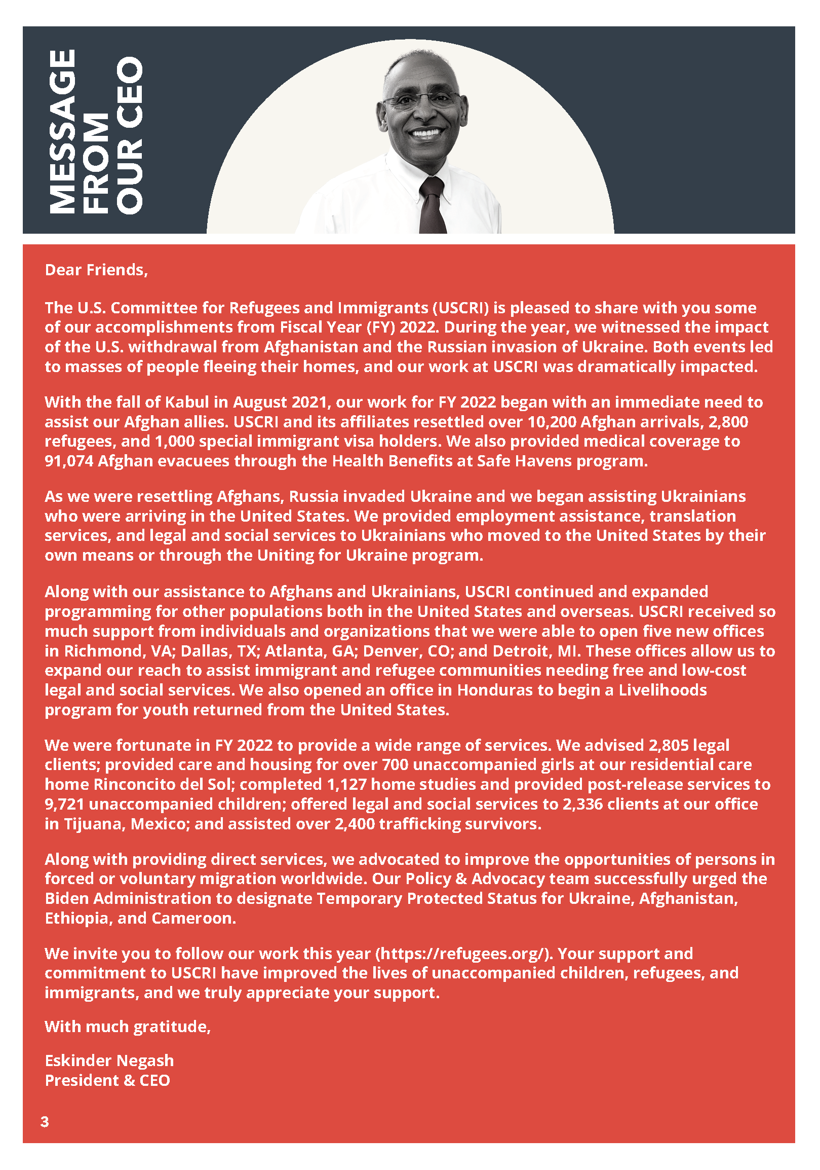 USCRI FY2022 Annual Report PDF_Page_04 USCRI FY2022 Annual Report PDF_Page_04