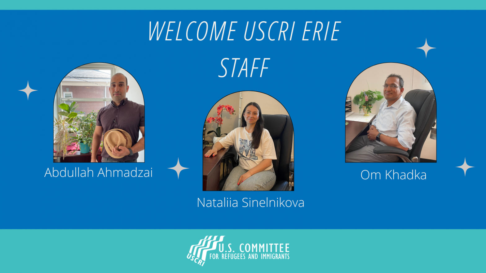 Welcome New USCRI Erie Staff